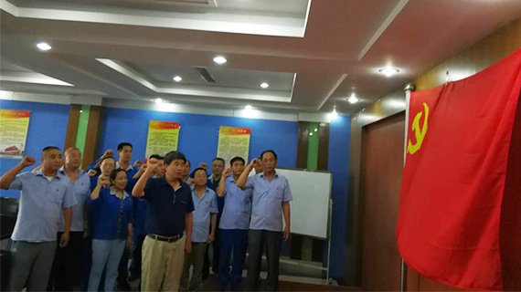 山起重型機(jī)械股份公司黨建匯報材料